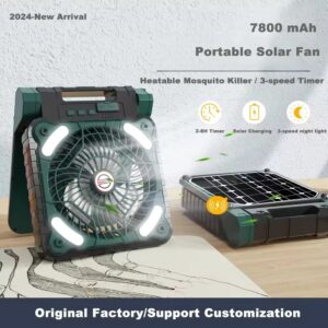 Solar Camping Fan Light Multi-functional Portable Outdoor Camping