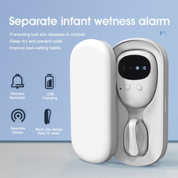 Baby Bedwetting Alarm Wireless Charging Alarm Bedwetting for Kid