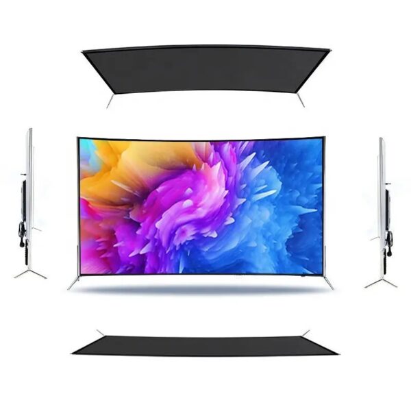 Smart Ultra HD LED Television 55 Inch Curved 4K Android TV - Image 3