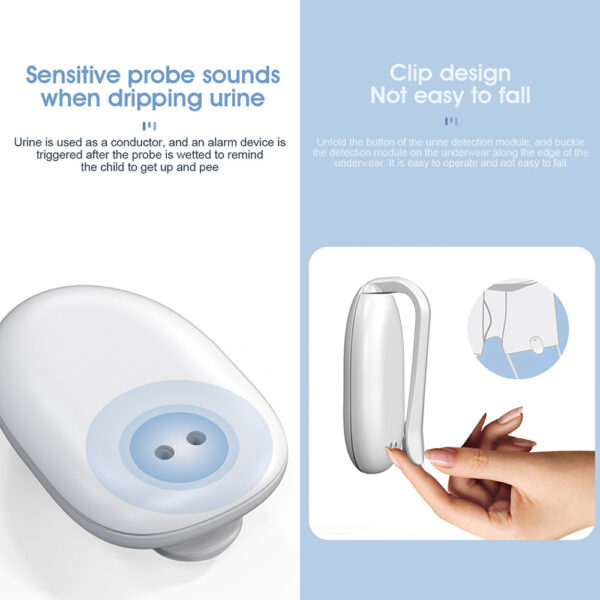 Baby Bedwetting Alarm Wireless Charging Alarm Bedwetting for Kid - Image 3