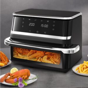 Smart 12L Electric Air Fryer With Digital Control And Visual & Touch Screen