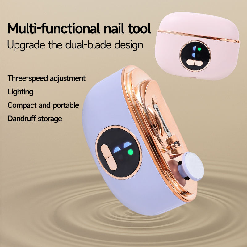 Electric Nail Clipper and Grinder, 2 in 1 USB Nail Trimmer for Baby & Adult - Image 2